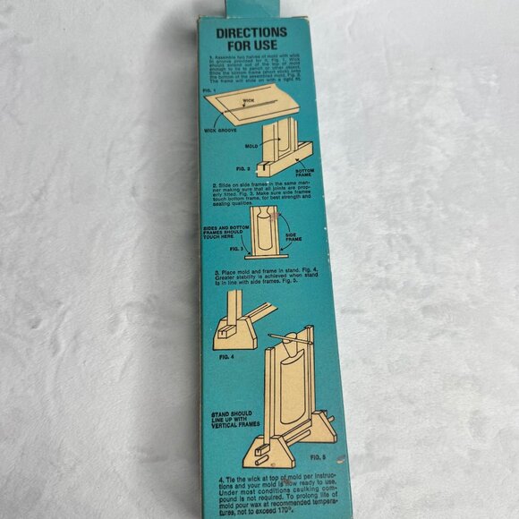 Vintage Candle Mold Holder No. 6400  American Handicrafts Made in USA - Picture 5 of 9